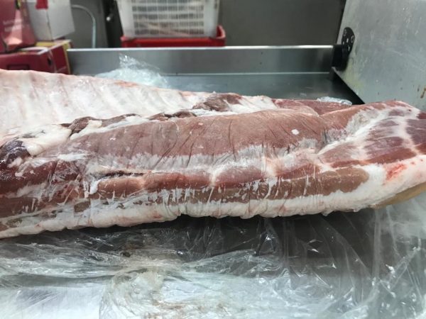 Belly, bone-in, rind-on