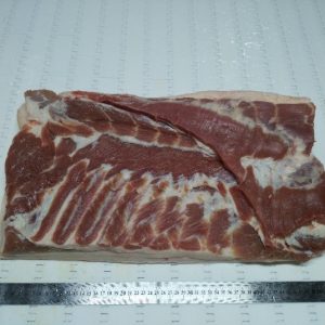 Belly, sheet-ribbed, rind-on