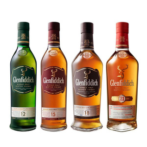 Glenfiddich Scotch Whisky 12,15,18 Years